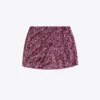 Crystal Cluster Sequin Mini Skirt