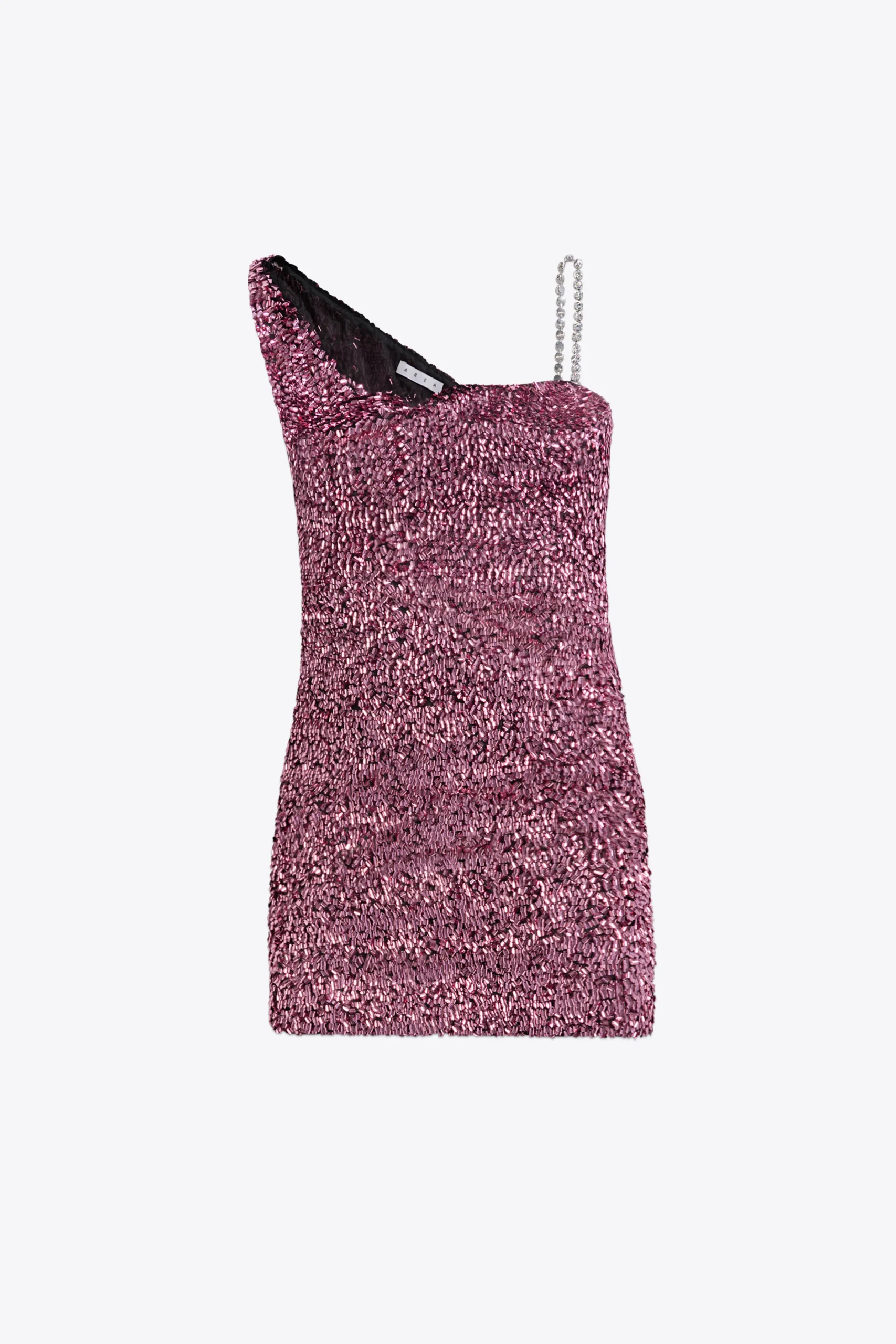 Crystal Strap Sequin Mini Dress