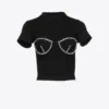Crystal Bustier Cup T-Shirt