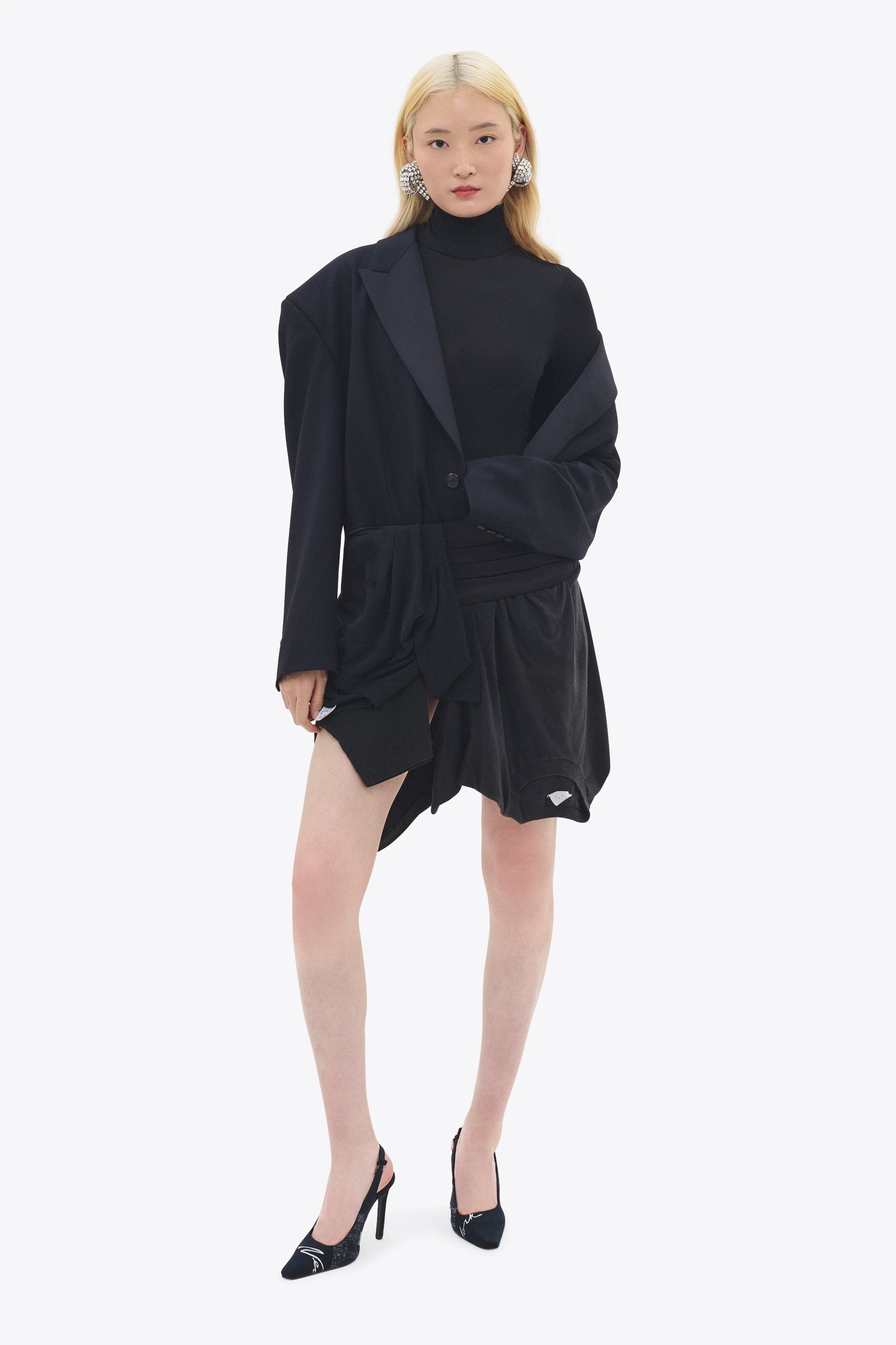 Deconstructed T-Shirt Mini Skirt