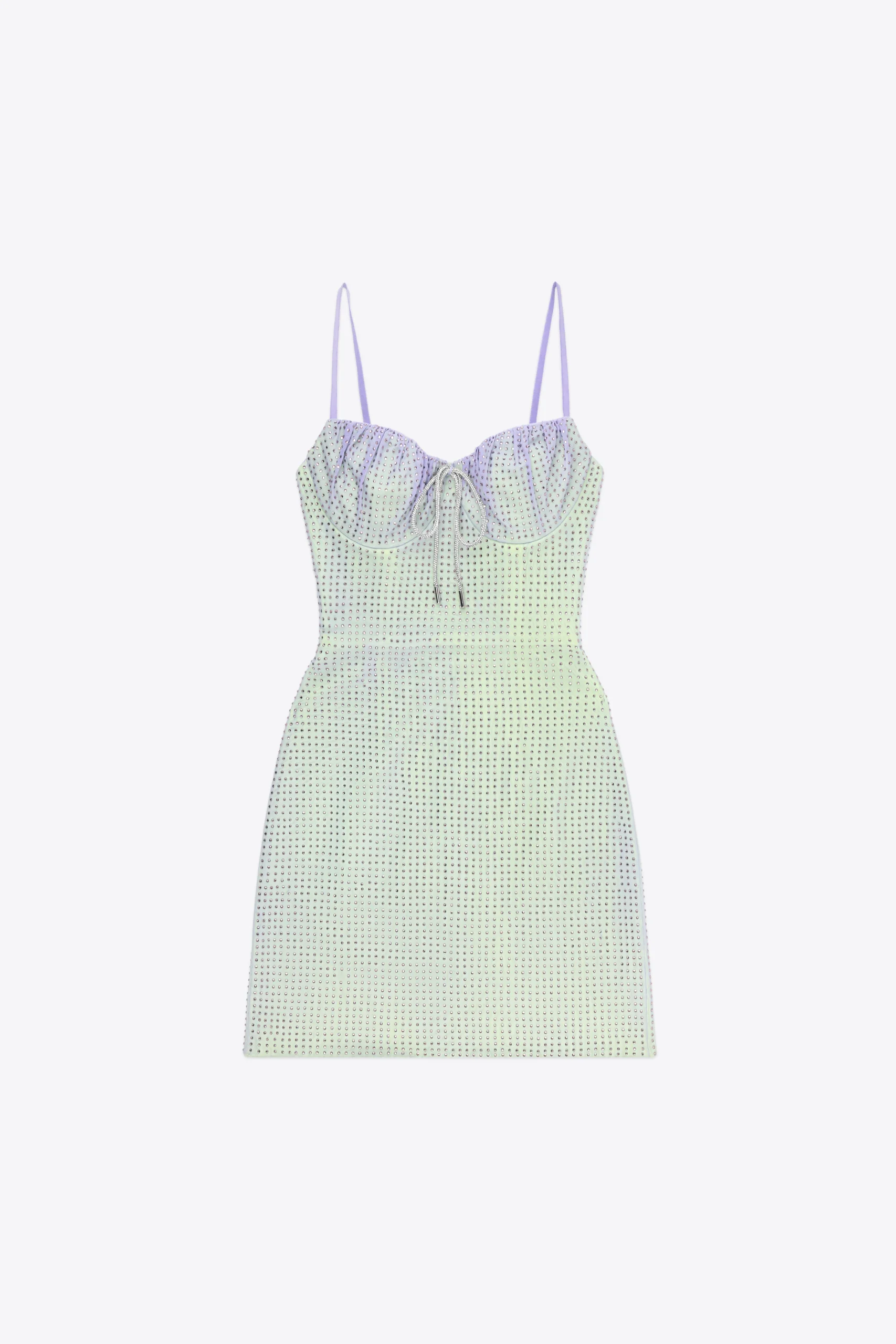 Crystal Hotfix Mini Dress