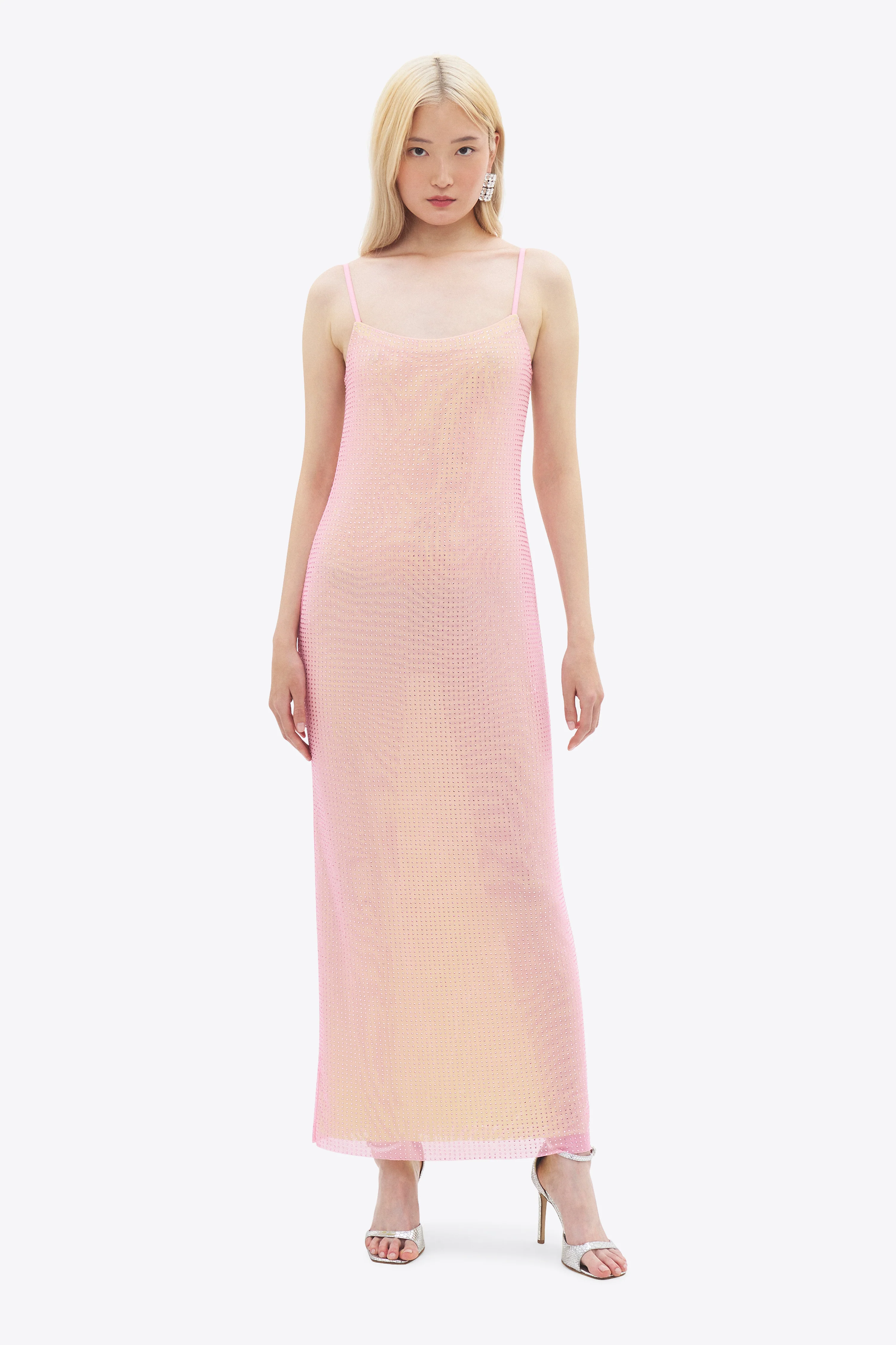 Crystal Hotfix Cami Dress