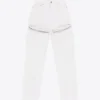 Crystal Fray Slit Jean