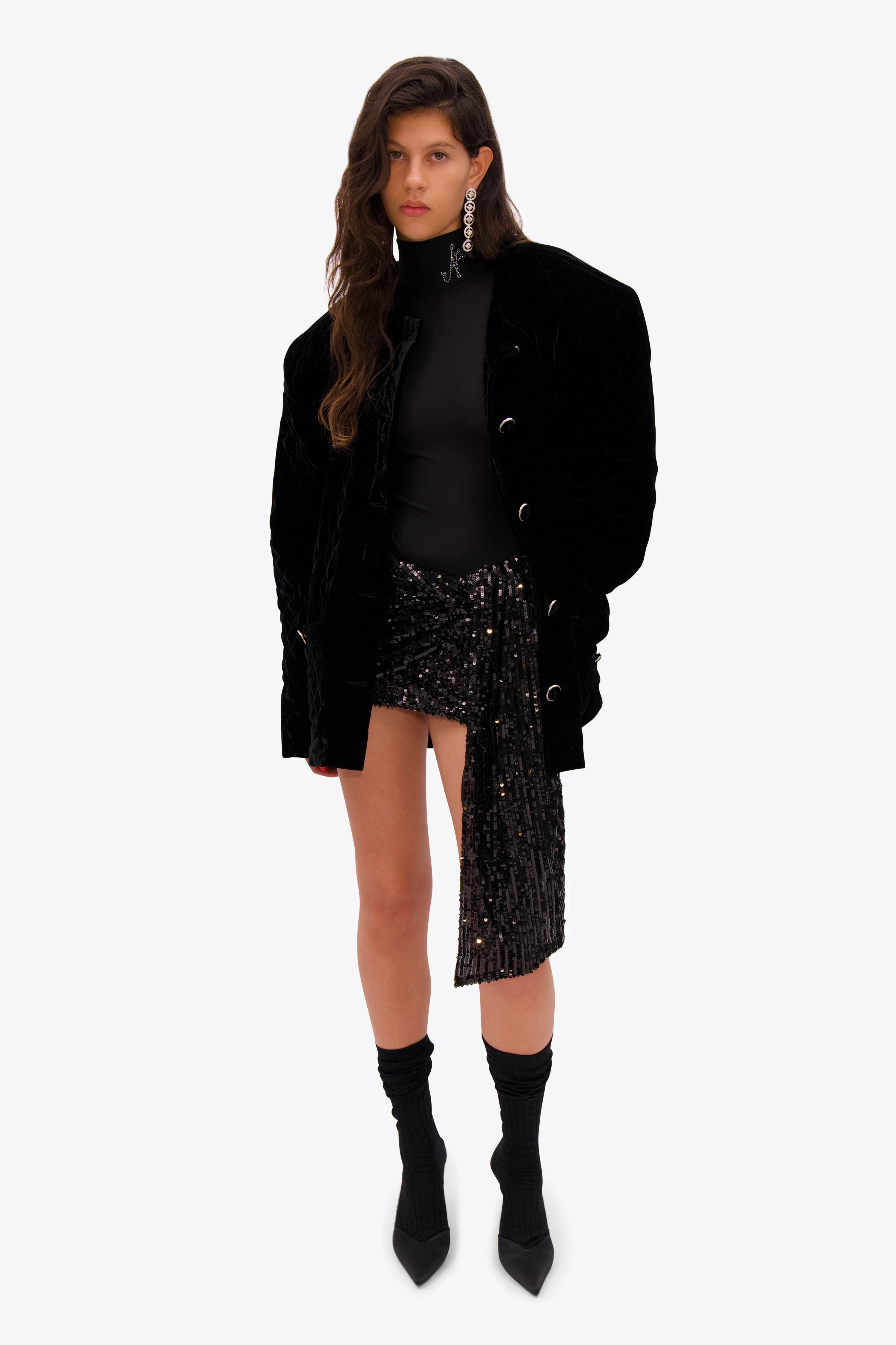 Quilted Velvet Lady Jacket