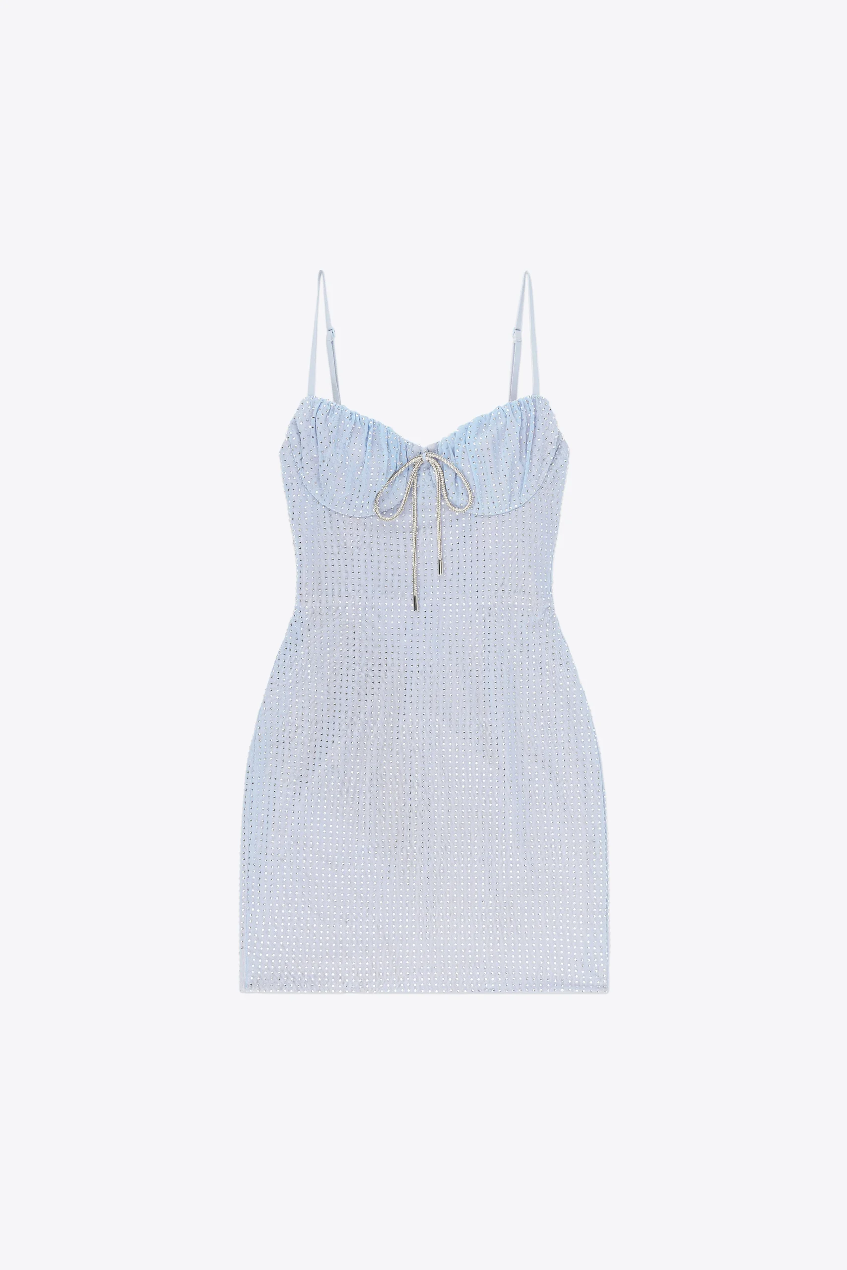 Crystal Hotfix Mini Dress