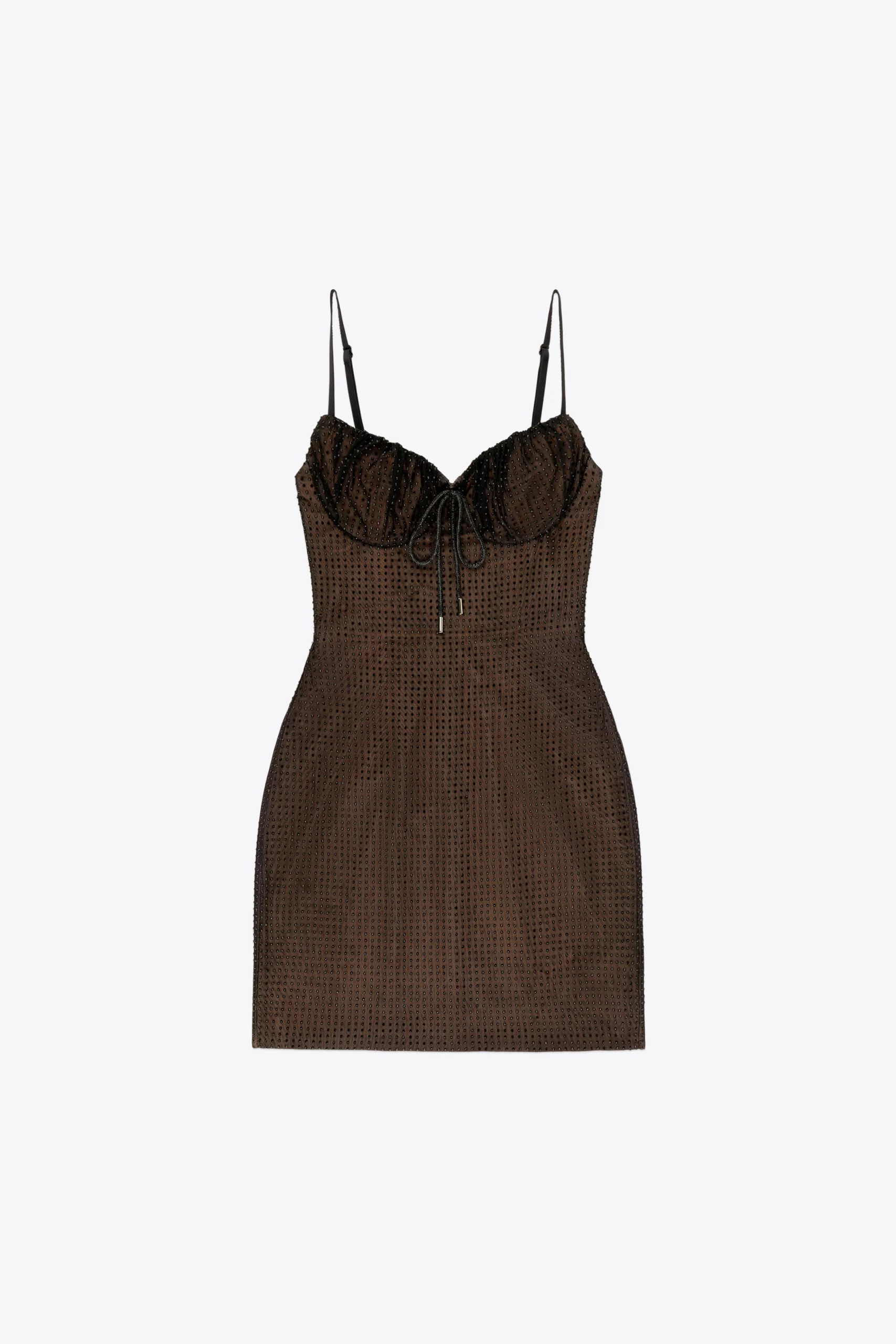 Crystal Hotfix Mini Dress