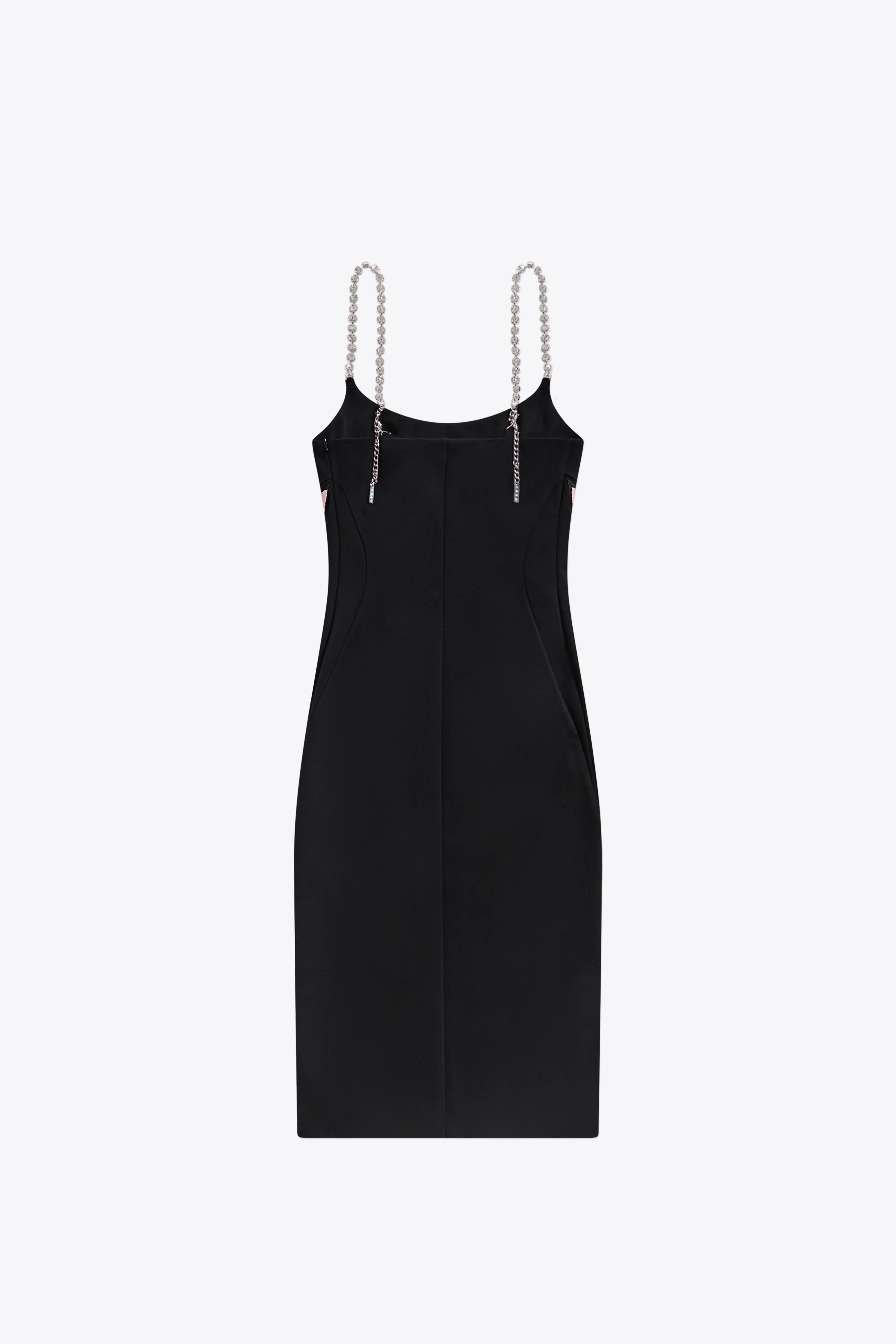 Colorblock Lily Flower Midi Dress