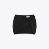 Wrapped Satin Mini Skirt