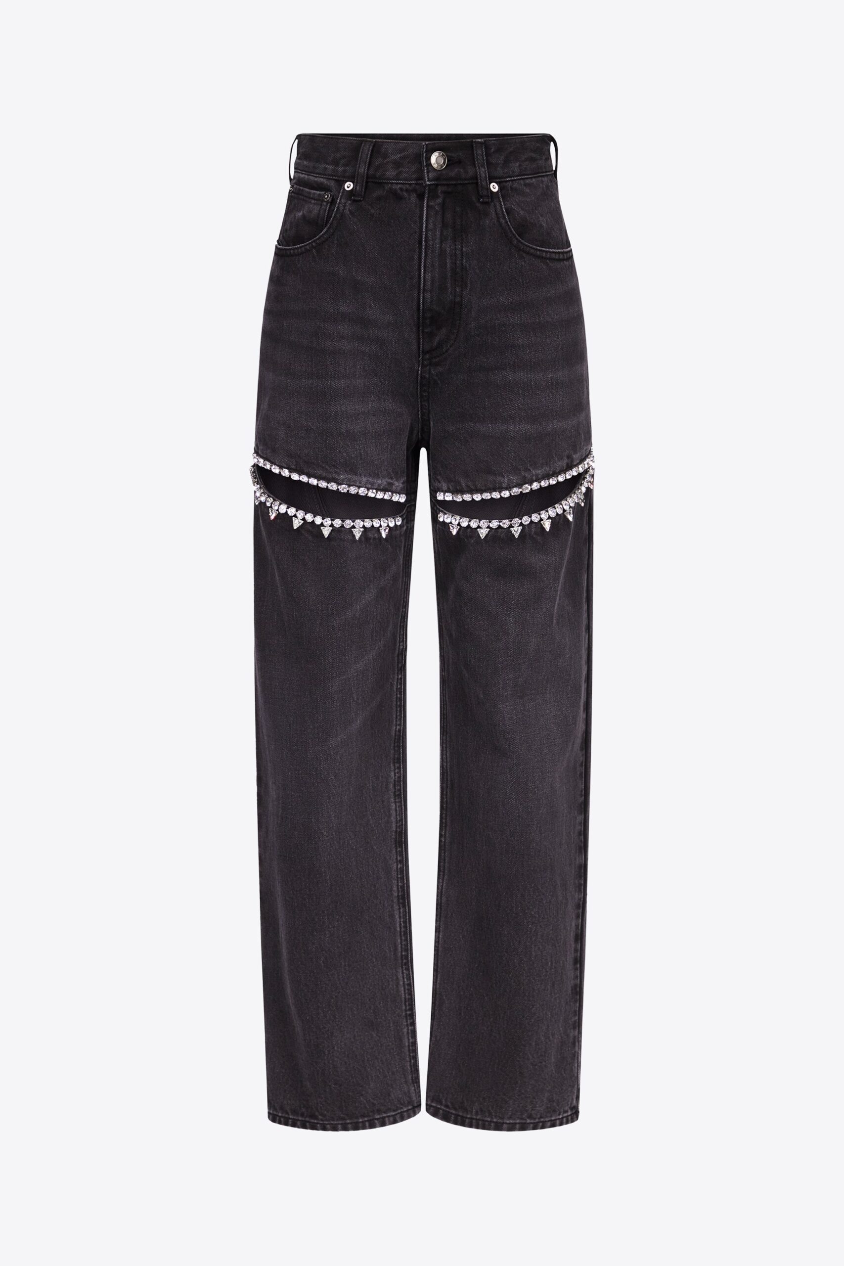 Crystal Slit Jean