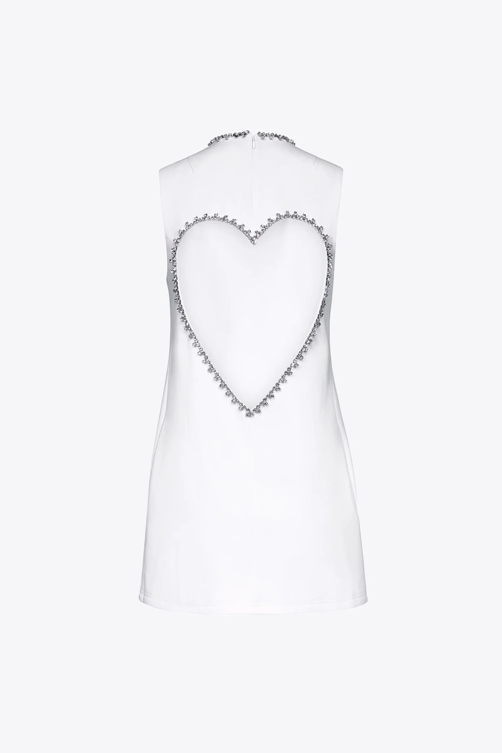 Crystal Heart Back Dress