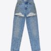 Crystal Fray Slit Jean