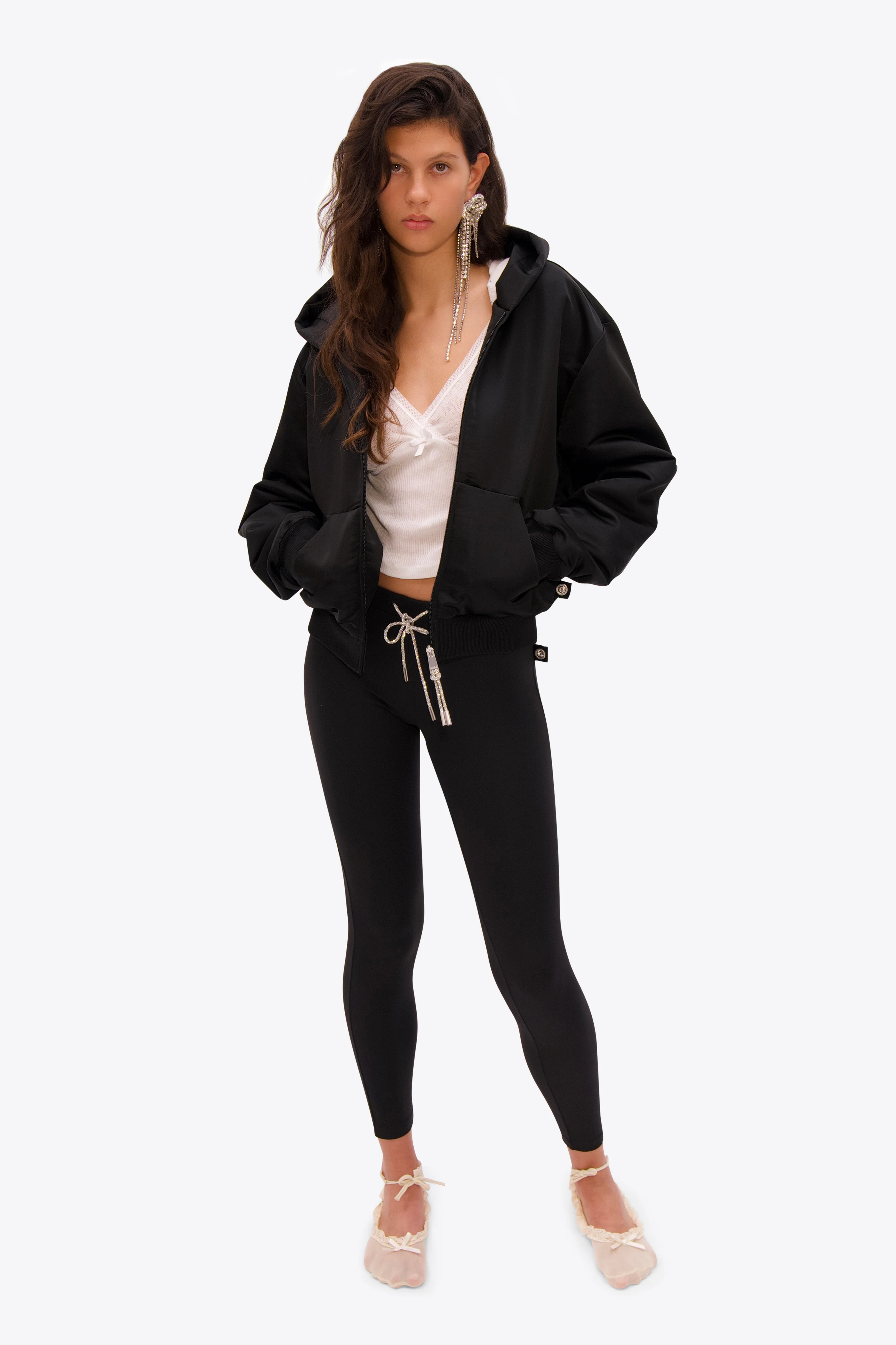 Satin Hoodie